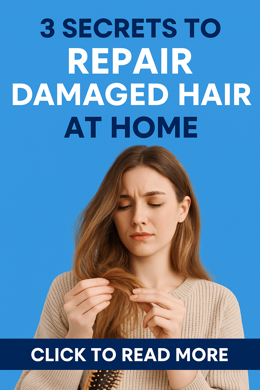 3 Secrets to Repair Damaged Hair at Home
