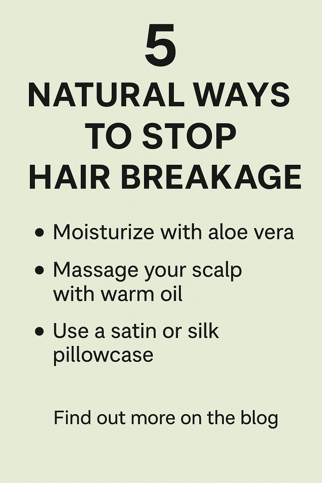 Read more about the article 5 Natural Ways to Stop Hair Breakage